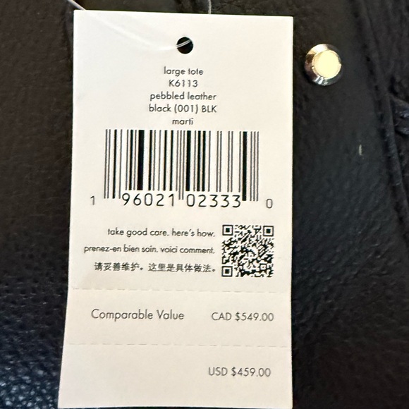 Kate Spade Black Tote Bag - Picture 8 of 8